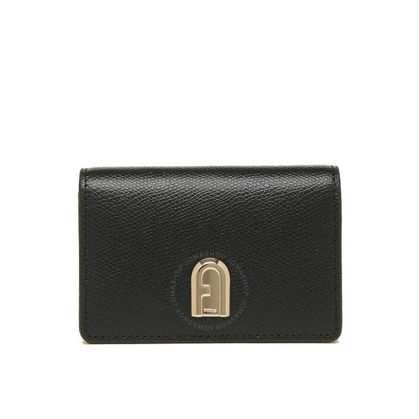 훌라 Furla Ladies 1927 Black Leather Business Card Case 1056422-PDA3-ARE-O60