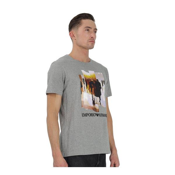  Emporio Armani Mens Photograph-print Cotton T-shirt 6K1T6T-1JQ4Z-F628
