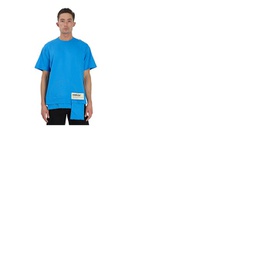 앰부쉬 Ambush Mens Deep Water Blue Waist Pocket Cotton T-shirt BMAA004S22JER001-4701