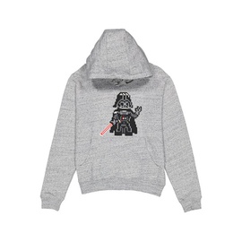 Mostly Heard Rarely Seen Heather Grey Invader Jersey Hoodie MHEB02BJ-KH23-HEATHER Grey