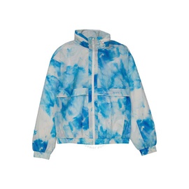 Calvin Klein Mens Summer Splash Aop Seasonal Cloud Print Nylon Windbreaker Jacket J322681-0K9