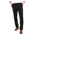 버버리 Burberry Black Wool Flannel Classic Fit Tailored Trousers 8018136