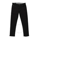 Emporio Armani Mens Denim Black Cotton-Blend Straight-Leg Jeans 6L1J75-1DIMZ-0005