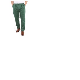 폴로 랄프 로렌 Polo Ralph Lauren Mens Green Pleated Cotton Chinos 710850209005