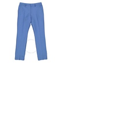 버버리 Burberry Steel Blue Mohair Wool Classic Fit Tailored Trousers 8023725