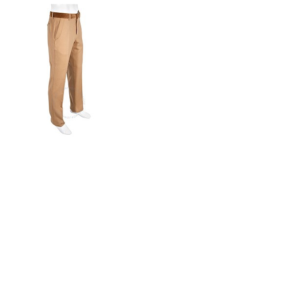 버버리 버버리 Burberry Warm Camel Wool Flannel Tailored Trousers 4558241