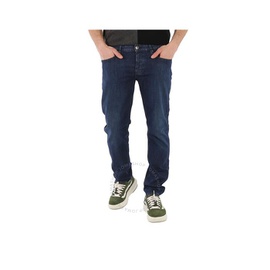 Emporio Armani Mens Denim Blue 5 Pocket Cotton Jeans 8N1J75-1D85Z-0942