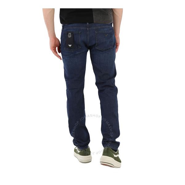  Emporio Armani Mens Denim Blue 5 Pocket Cotton Jeans 8N1J75-1D85Z-0942