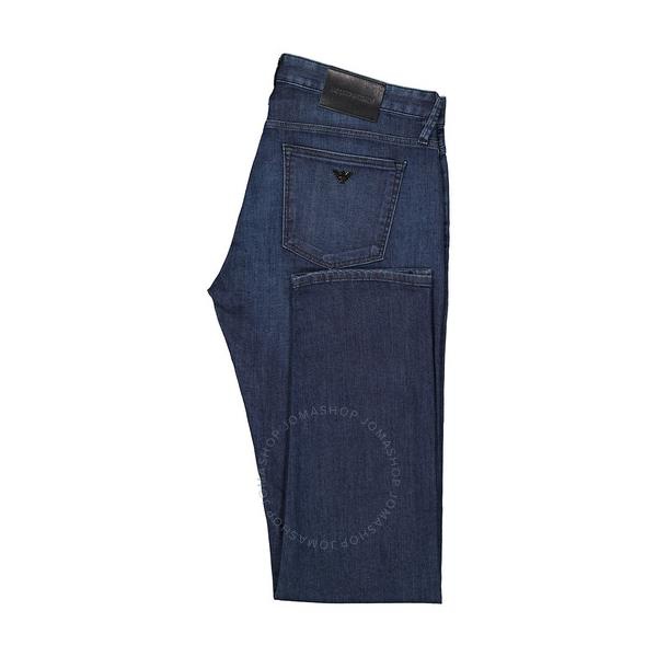  Emporio Armani Mens Denim Blue 5 Pocket Cotton Jeans 8N1J75-1D85Z-0942