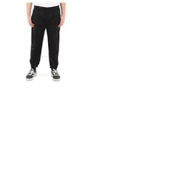 Emporio Armani Mens Black Technical Twill Trousers 3L1P74-1NBGZ-0999
