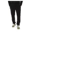 몽클레어 Moncler Mens Black Logo-patch Reversible Padded Track Pants G20918H00014-899HM-999