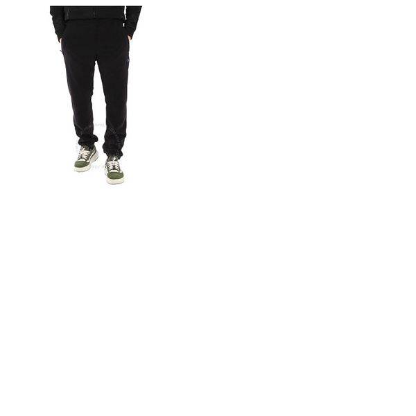몽클레어 몽클레어 Moncler Mens Black Logo-patch Reversible Padded Track Pants G20918H00014-899HM-999