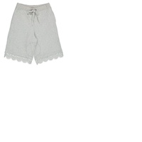 버버리 Burberry Mens Light Pebble Grey Chantilly Drawcoard Shorts 4563696