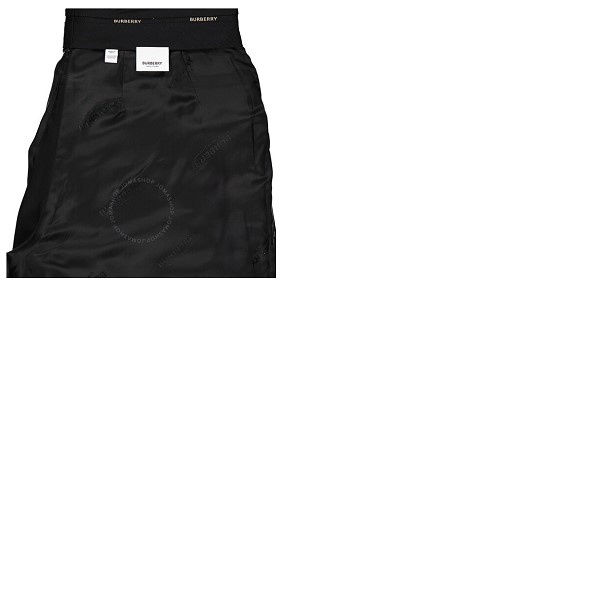 버버리 버버리 Burberry Black Wool Mohair Press Stud Detail Trousers 4563480