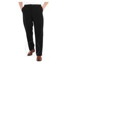 버버리 Burberry Black Wool Cut-out Wide-leg Trousers 4563511