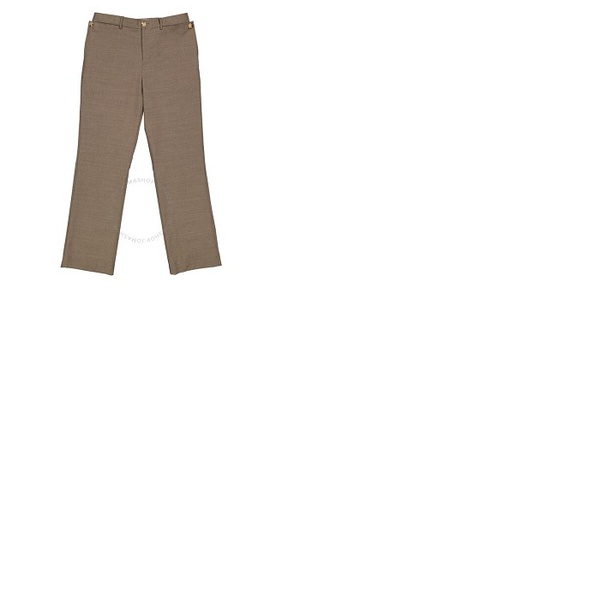 버버리 버버리 Burberry Beige Wool Pocket Detail Tailored Trousers 4559152