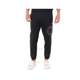 Calvin Klein Mens Black Illuminated Stretch Cotton Sweatpants J321662-BEH