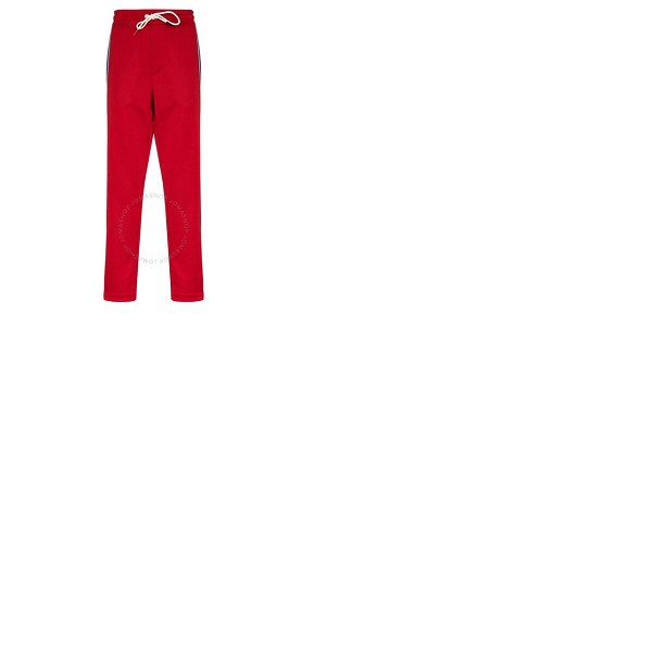 몽클레어 몽클레어 Moncler Mens Dark Red Striped Drawstring Sweatpants H10918H00006-899A0-480