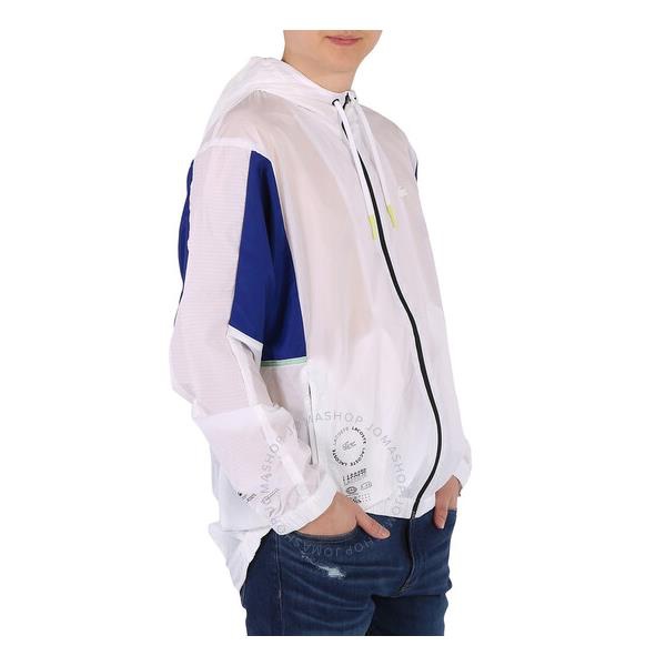 라코스테 라코스테 Lacoste Mens Colorblock Sport Packable Nylon Windbreaker Jacket BH0869-GHT