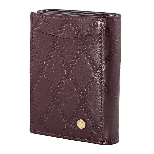  Picasso And Co Leather Wallet- Burgundy PLG752BUR