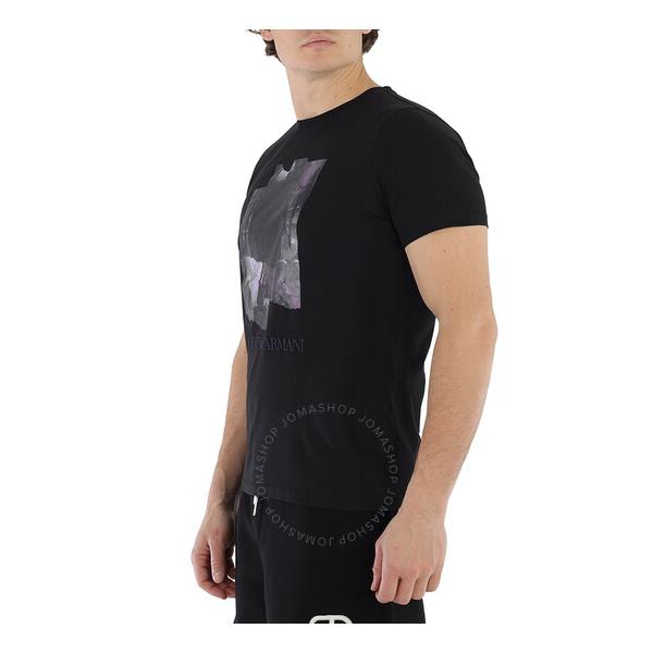  Emporio Armani Mens Graphic Print Cotton T-shirt 6K1T6T-1JQ4Z-F057