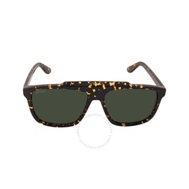 구찌 Gucci Green Square Mens Sunglasses GG1039S 002 58