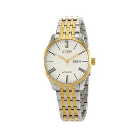 Citizen Automatic White Dial Two-tone Mens Watch NH8354-58A