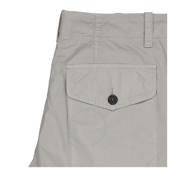  Kenzo Misty Grey Mid-rise Cotton Chino Shorts FB55SH2959DF-96