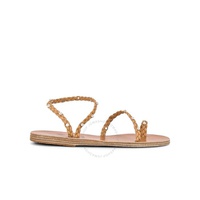에인션트 그릭 샌들 Ancient Greek Sandals Ladies Natural Eleftheria Pearls Flat Sandals 11168 1025 00317