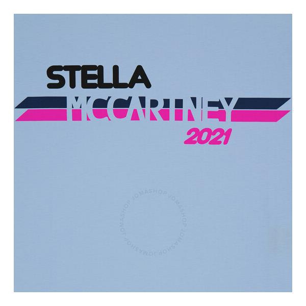 스텔라 맥카트니 스텔라 맥카트니 Stella Mccartney Ladies Light Blue Moto Logo Print T-shirt 381701 SOW81-4210