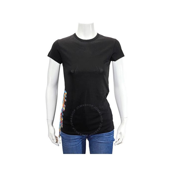 스텔라 맥카트니 스텔라 맥카트니 Stella Mccartney Ladies Black Rainbow Waist T-Shirt 523504 SLW14 1000