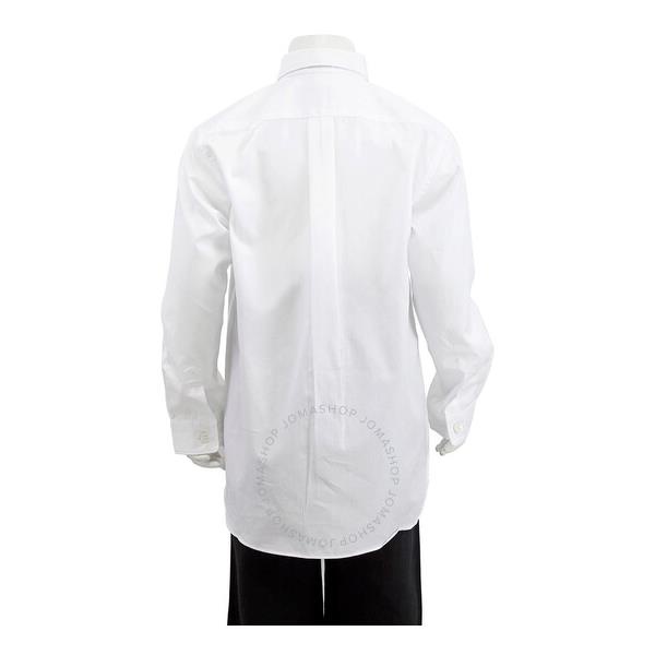  Comme Des Garcons Kids Long-sleeve Heart Patch Cotton Shirt P1B501-2