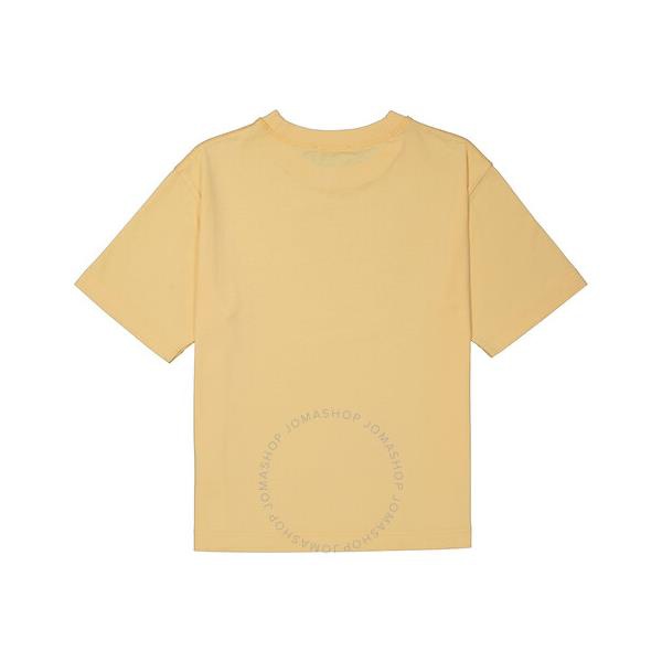 아크네스튜디오 아크네 스튜디오 Acne Studios Light Orange Logo Print T-Shirt AL0135 ORN