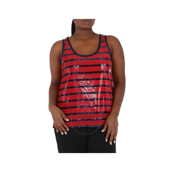 폴로랄프로렌 폴로 랄프 로렌 Polo Ralph Lauren Ladies Sequined Striped Tech Fabric Tank Top 211733042001