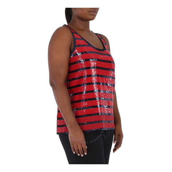 폴로랄프로렌 폴로 랄프 로렌 Polo Ralph Lauren Ladies Sequined Striped Tech Fabric Tank Top 211733042001