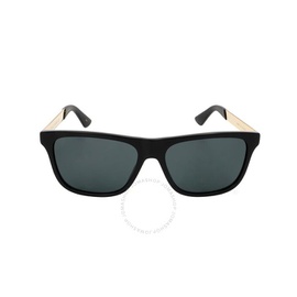 구찌 Gucci Grey Rectangular Mens Sunglasses GG0687S 001 57