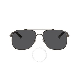 구찌 Gucci Grey Pilot Mens Sunglasses GG0422S 001 60