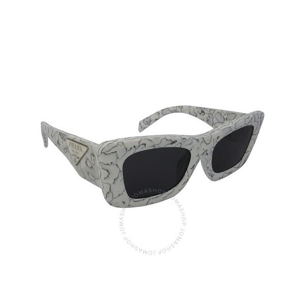 프라다 Prada Dark Grey Cat Eye Ladies Sunglasses PR 13ZSF 17D5S0 52