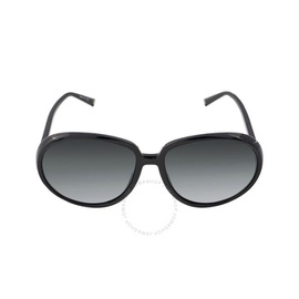 지방시 Givenchy Dark Grey Gradient Round Ladies Sunglasses GV 7180/S 0807/9O 61