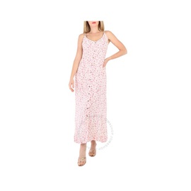 가니 Ganni Ladies Printed Georgette Loose Fit Dress F5879