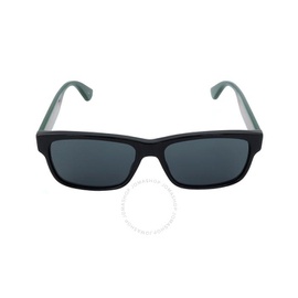 구찌 Gucci Grey Square Mens Sunglasses GG0340S 006 58