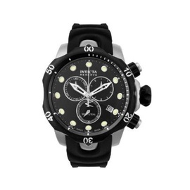 Invicta Mens Reserve Collection Chronograph Black Dial Black Rubber Mens Watch 5732