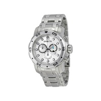 Invicta Pro Diver Chronograph Silver Dial Stainless Steel Mens Watch 0071