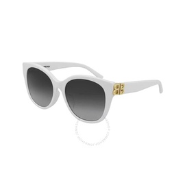발렌시아가 Balenciaga Grey Gradient Cat Eye Ladies Sunglasses BB0103SA 006 57