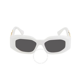 베르사체 Versace Dark Gray Irregular Mens Sunglasses VE4425U 314/87 54