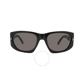 톰포드 Tom Ford Cyrille Grey Geometric Mens Sunglasses FT0987 01A 53