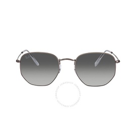 레이밴 Ray-Ban Hexagonal Flat Lenses Grey Gradient Unisex Sunglasses RB3548N 004/71 54