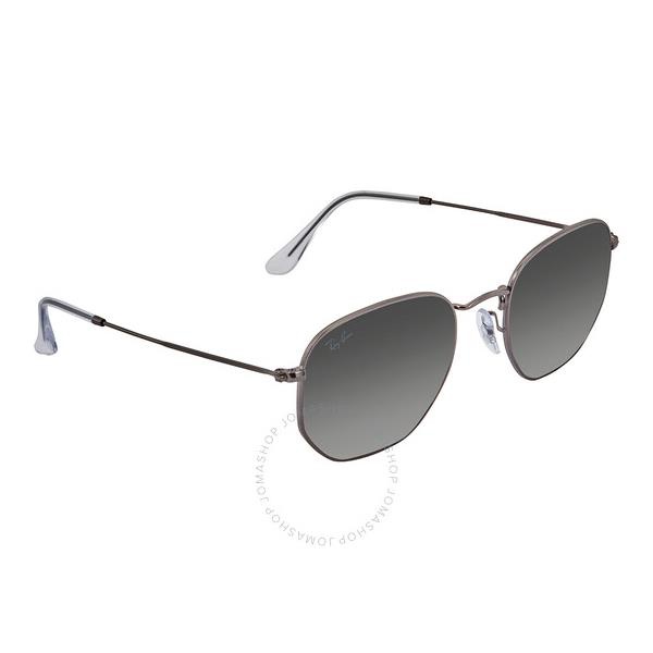  레이밴 Ray-Ban Hexagonal Flat Lenses Grey Gradient Unisex Sunglasses RB3548N 004/71 54