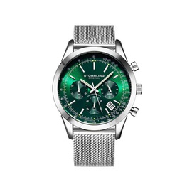 Stuhrling Original Monaco Chronograph Quartz Green Dial Mens Watch M17172