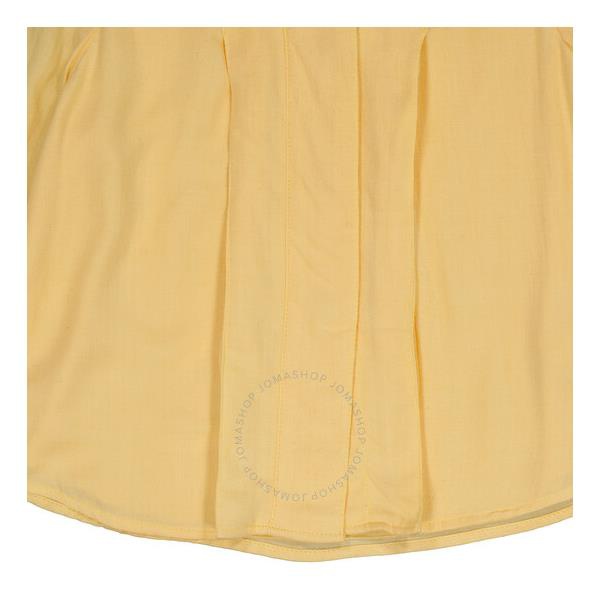 끌로에 Chloe Kids Girls Straw Yellow Shirts With Ruffle Collar C15D02-509